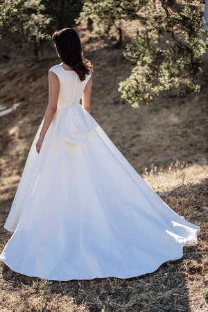 M703 Modest Wedding Dress