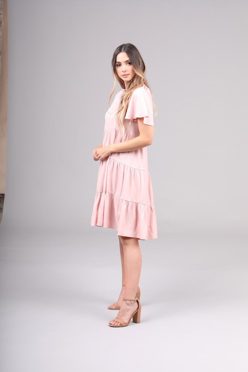 Peyton Pink Tiered Dress – A Closet Full of Dresses Peyton Pink Tiered Dress – A Closet Full of Dresses