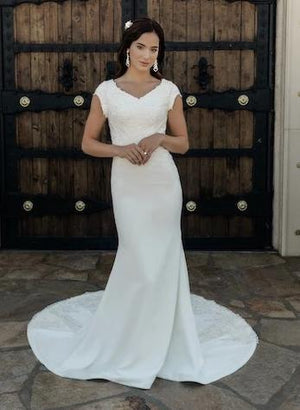Private Label T2082Z Modest Wedding Dress from A Closet Full of Dresses