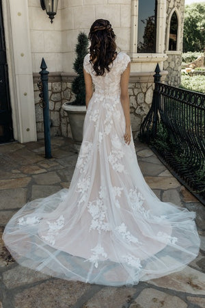 Private Label T2084Z Modest Wedding Dress from A Closet Full of Dresses