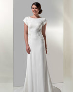 Venus Bridal TB7777 Modest Wedding Dress from A Closet Full of Dresses