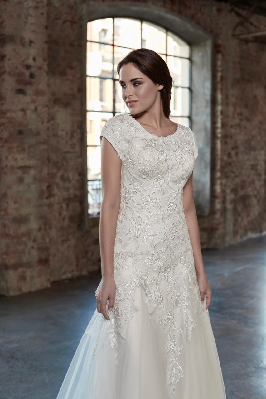 Venus Bridal TB7781 Modest Wedding Dress | A Closet Full of Dresses Venus Bridal TB7781 Modest Wedding Dress | A Closet Full of Dresses