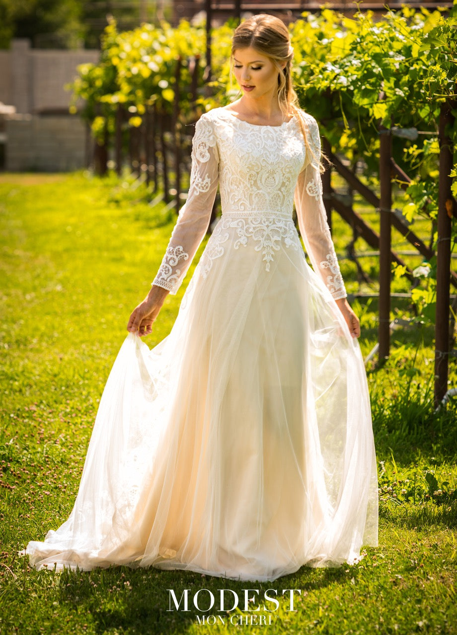 Mon Cheri TR11979 Modest Wedding Dress