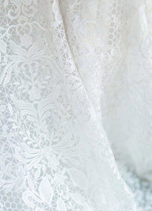 Mon Cheri TR11987 Modest Wedding Dress lace from A Closet Full of Dresses