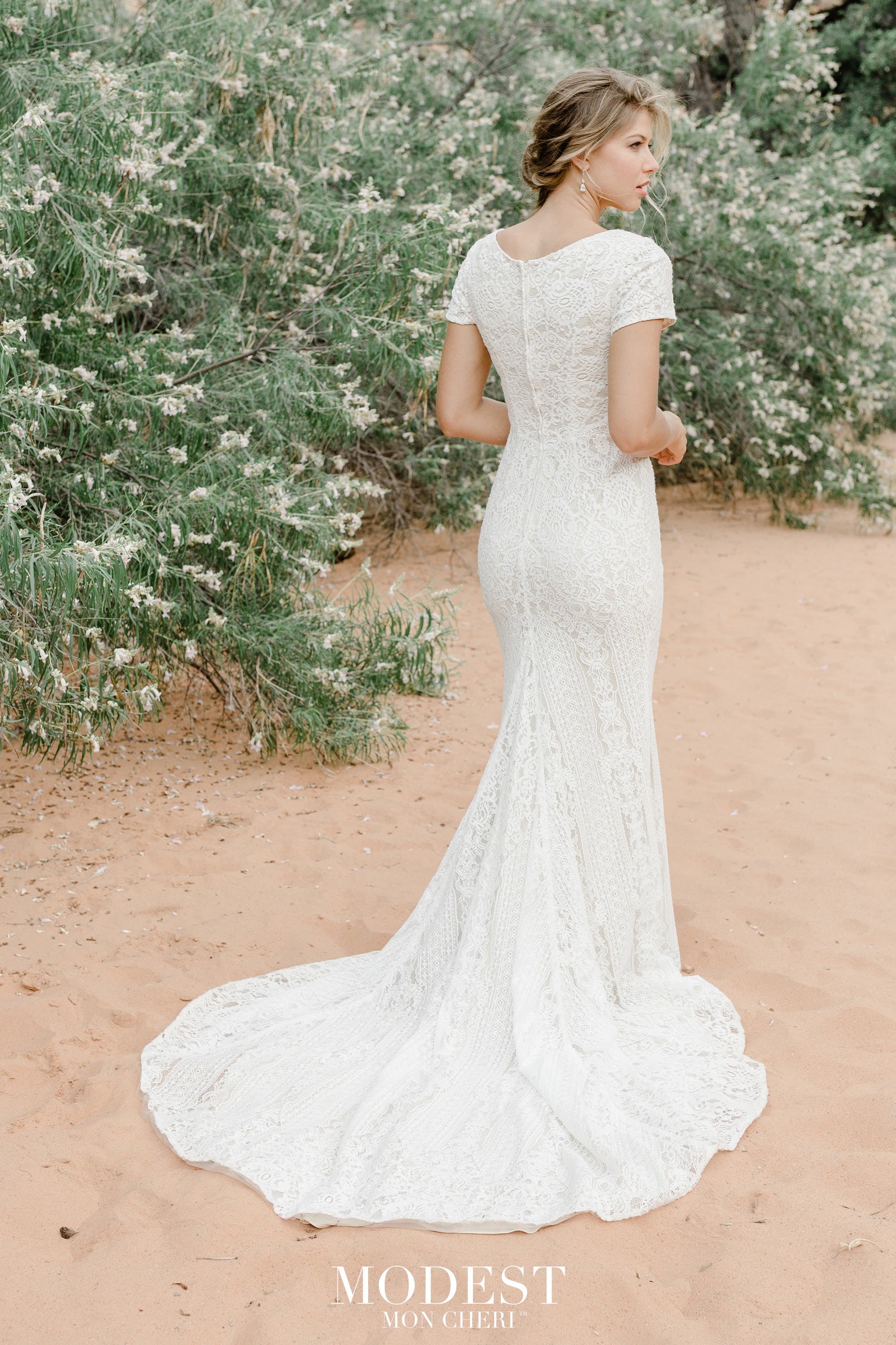 TR12024 Modest Lace Wedding Dress Short Sleeve | A Closet Full of Dresses Ivory Size 12 TR12024 Modest Lace Wedding Dress Short Sleeve | A Closet Full of Dresses Ivory Size 12
