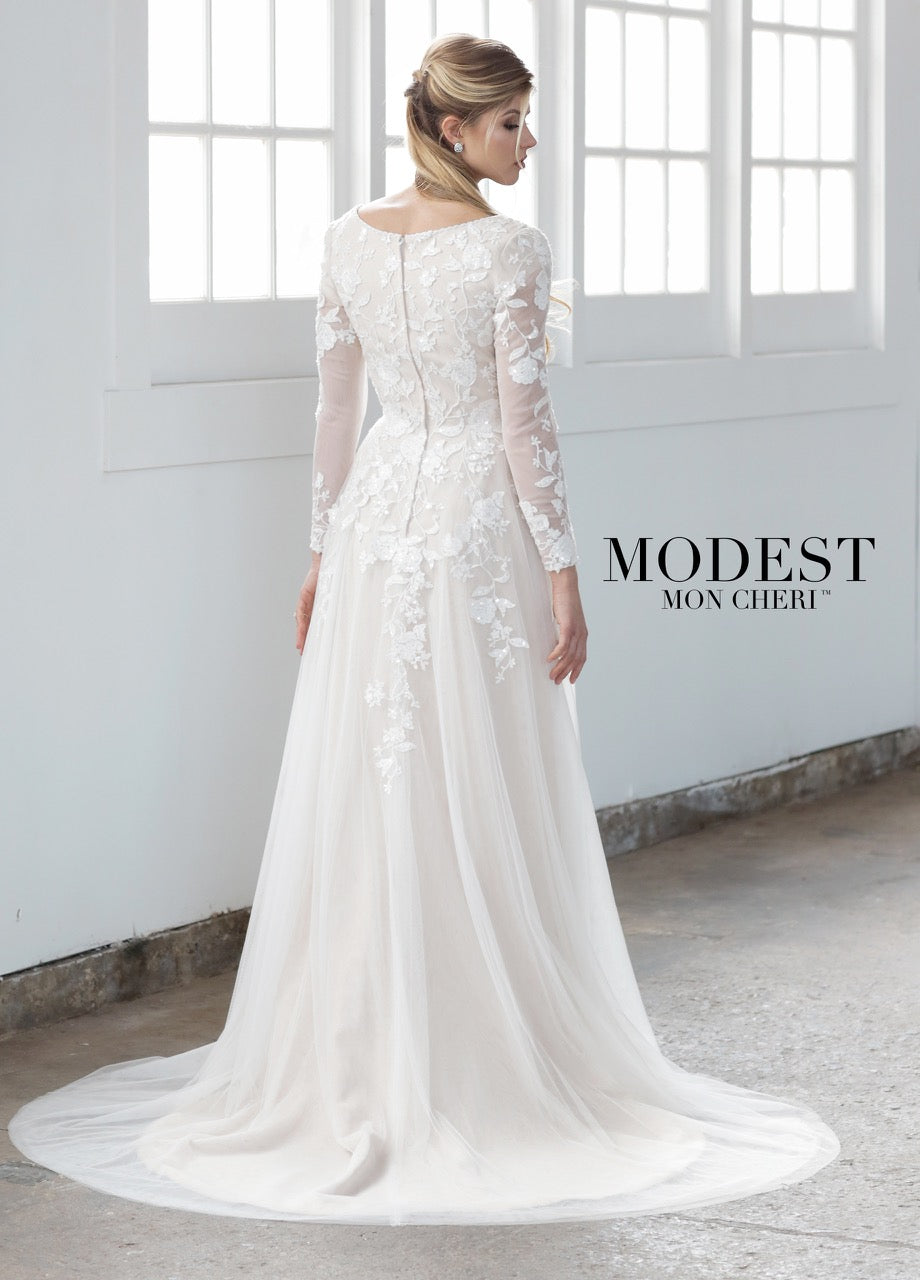 Mon Cheri TR21858 Modest Wedding Dress