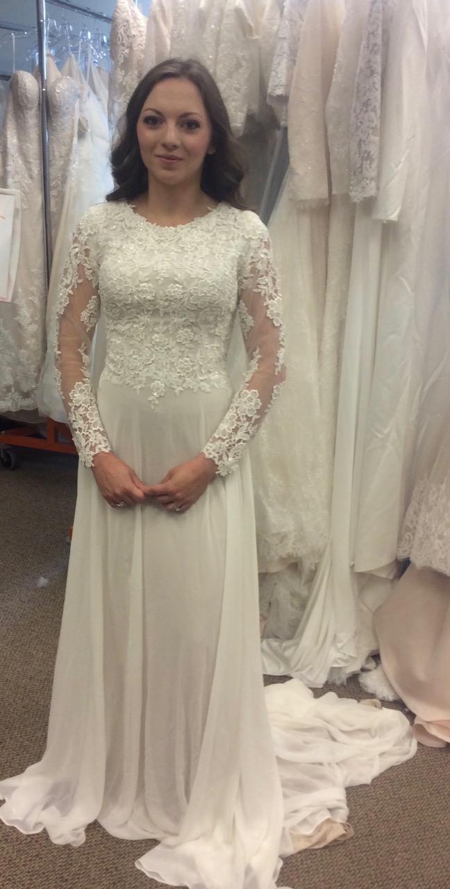 Mia Solano T1882Z Modest Wedding Dress