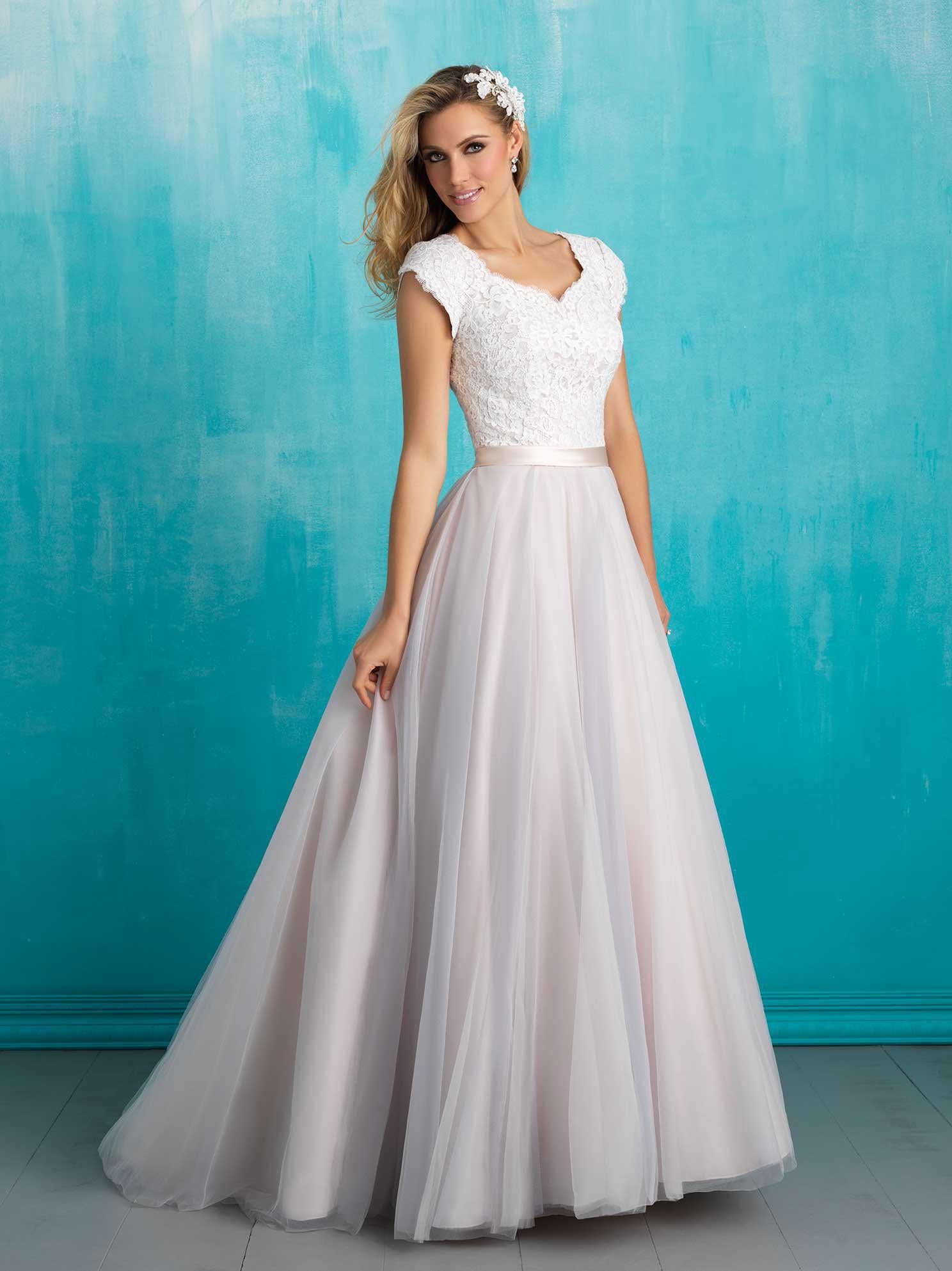 Allure Bridals M554 Modest Wedding Dress