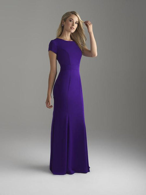 Allure 18-805M Modest Prom Dress | A Closet Full of Dresses Royal Blue size 10