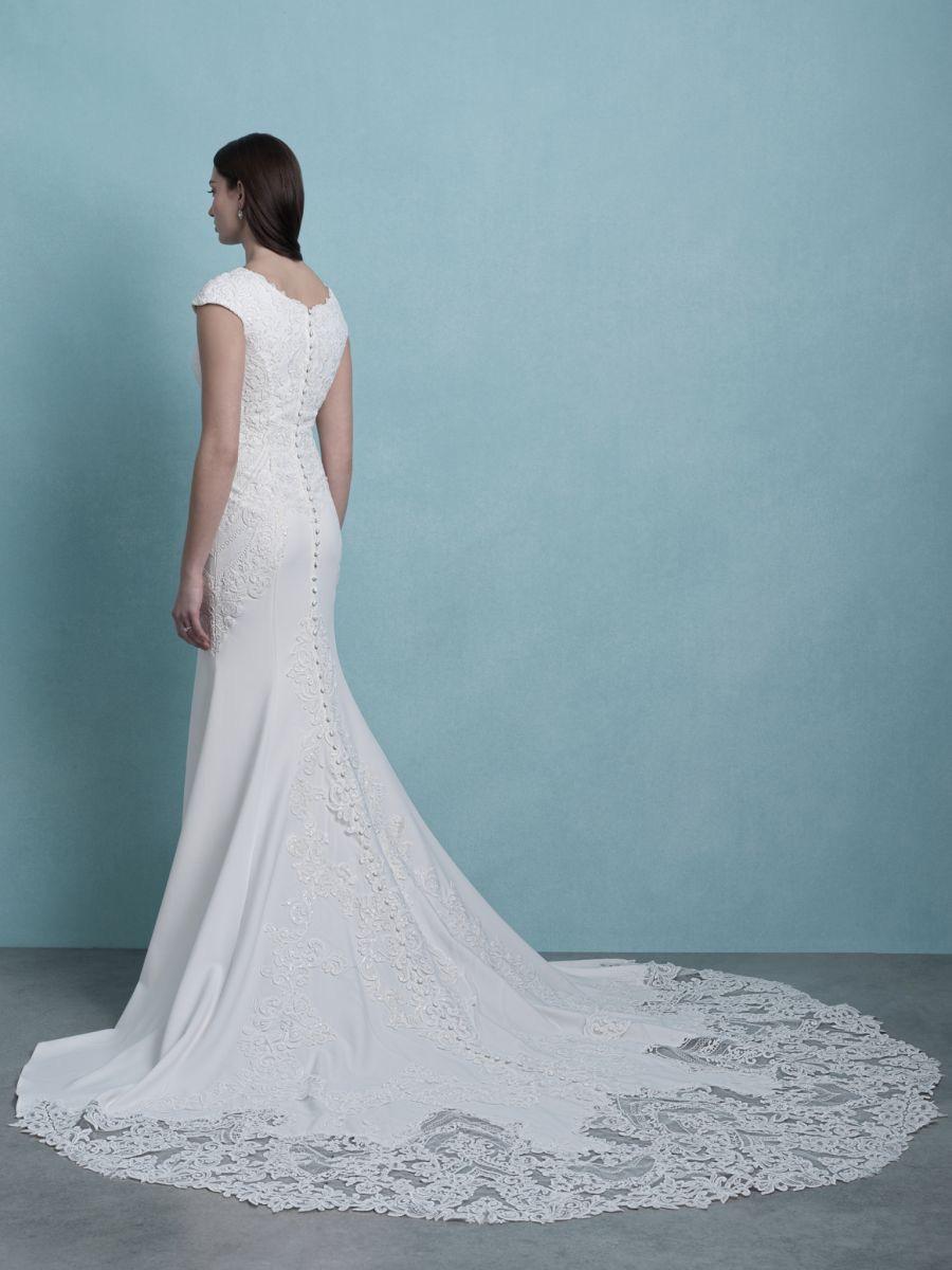 Allure M655 Modest Wedding Dress
