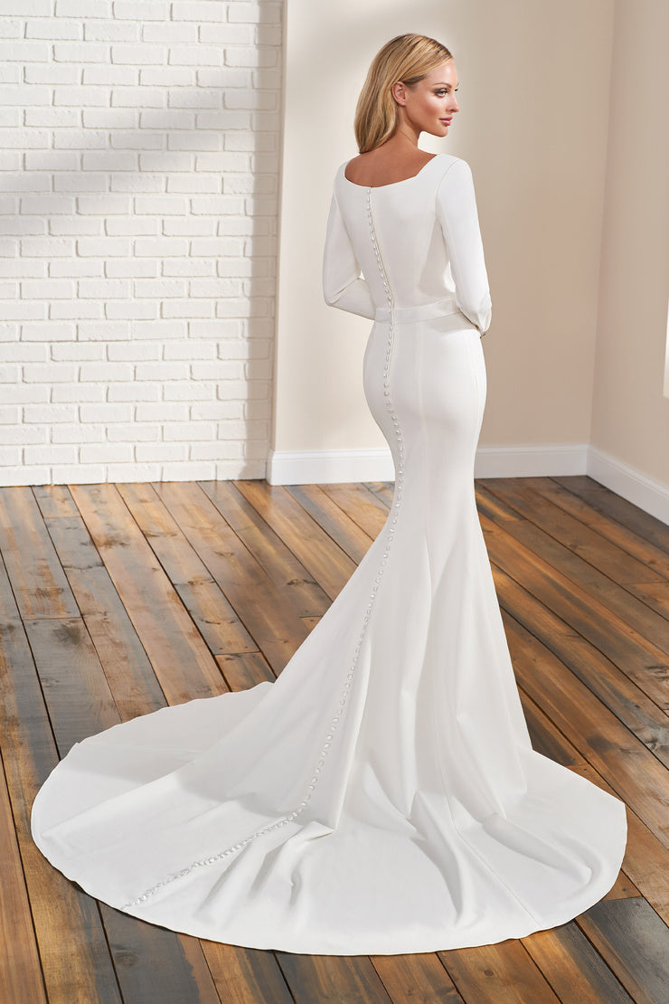 TR12294 Modest Wedding Dress