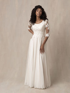 M675 Modest Wedding Dress