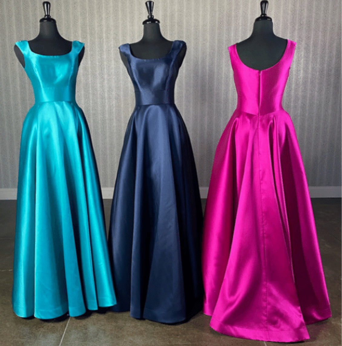 22-722M Modest Prom Dress Raspberry size 10