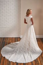 TR22173 Modest Wedding Dress