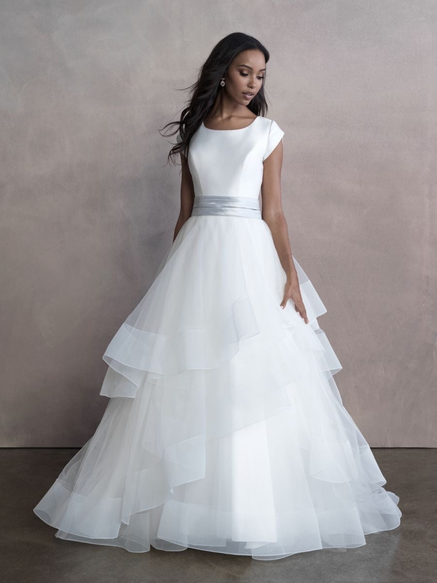 M664 Modest Wedding Dress