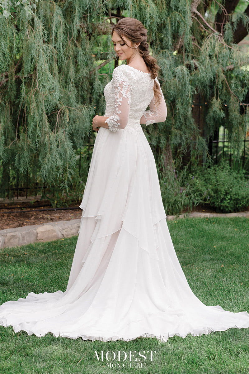 TR11978 Modest Wedding Dress