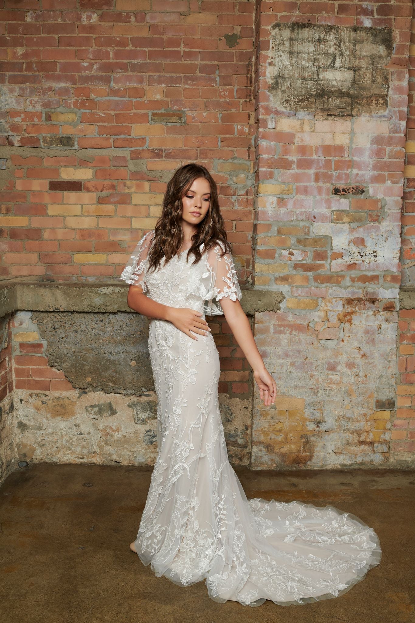 Mila T2187Z Modest Wedding Dress – A Closet Full of Dresses