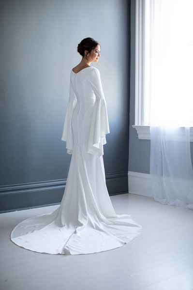 lady guinevere wedding dress Guinevere Modest Wedding Dress