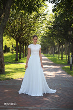 8163 Modest Wedding Dress