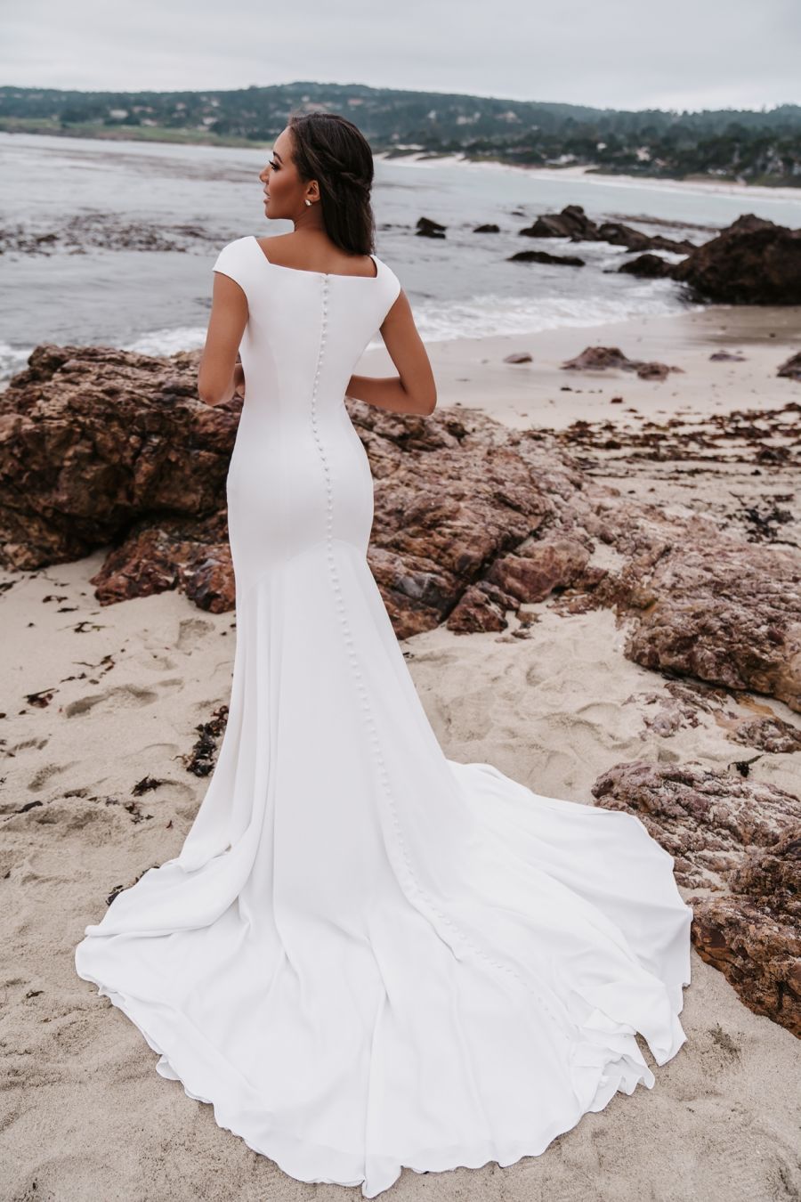 M680 Modest Wedding Dress Ivory size 14 M680 Modest Wedding Dress Ivory size 14