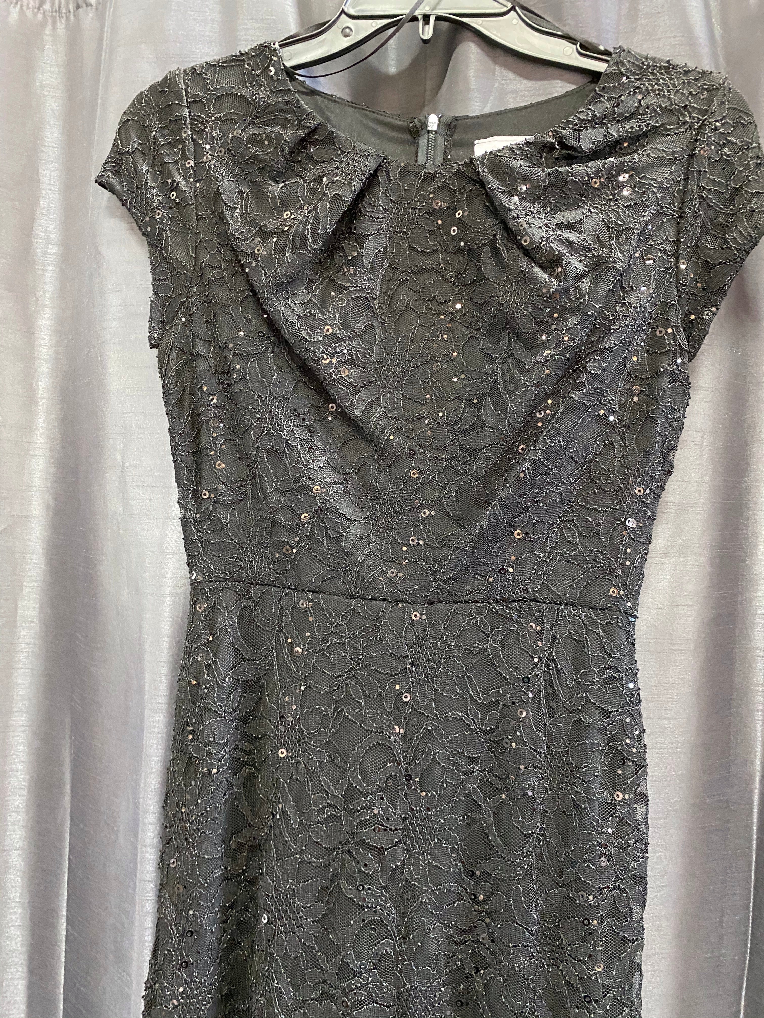 Ella Black Modest Long Dress