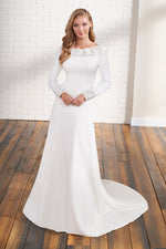 TR12292 Modest Wedding Dress
