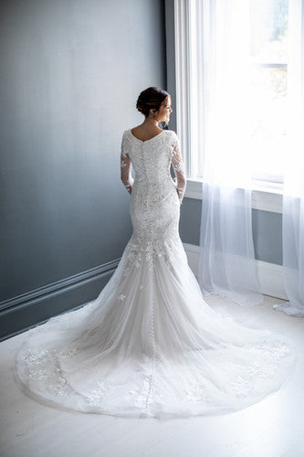 Christina Modest Wedding Dress