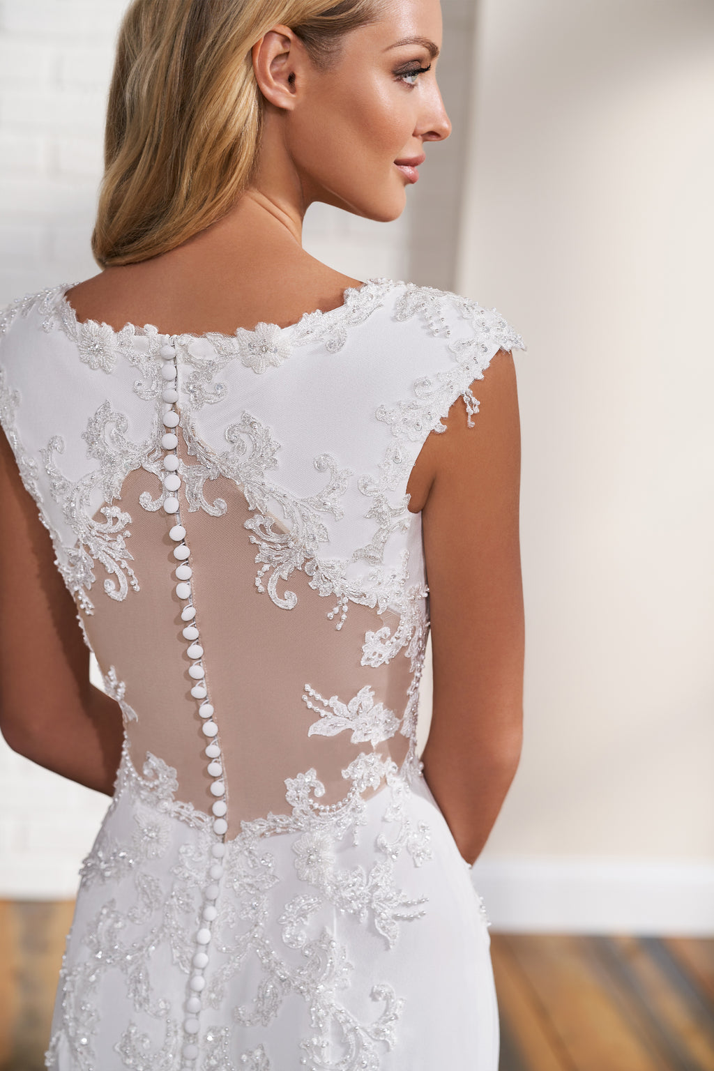 TR12296 Modest Wedding Dress