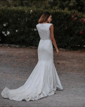 Karina E174M Modest Wedding Dress