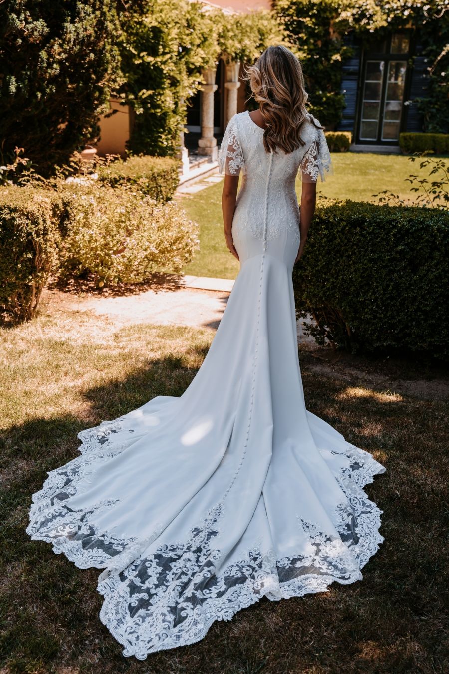 M687 Modest Wedding Dress - Main Image