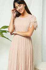 Leta Blush Maxi Dress
