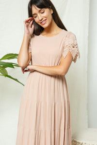 Leta Blush Maxi Dress