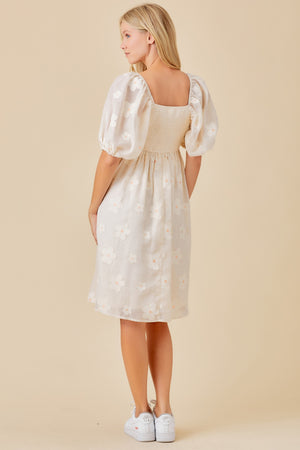 Daisy Modest Dress in Cream