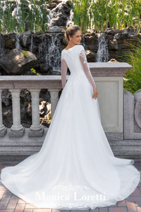 Isabella 8167 Modest Wedding Dress