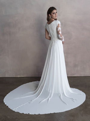 M663 Modest Wedding Dress