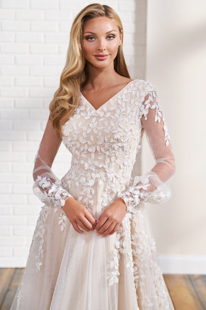 TR12291 Modest Wedding Dress