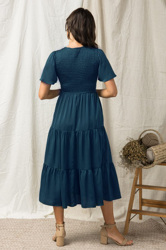 Noel Hunter Green Modest Midi
