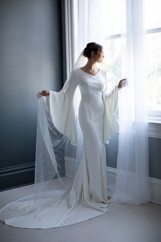 Guinevere Modest Wedding Dress – A Closet Full of Dresses