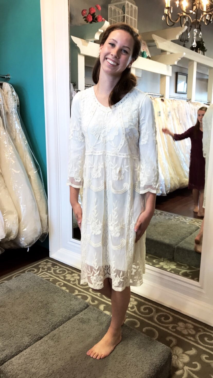 Tea N Rose Bridget Oatmeal Dress