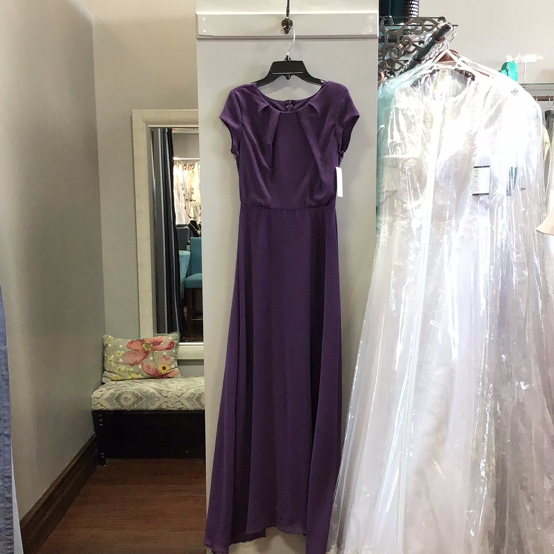 Ellery Purple Modest Bridesmaid Dress