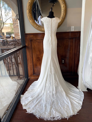 28126 Modest Wedding Dress