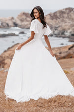 M685 Modest Wedding Dress