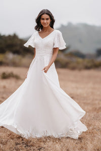 M685 Modest Wedding Dress