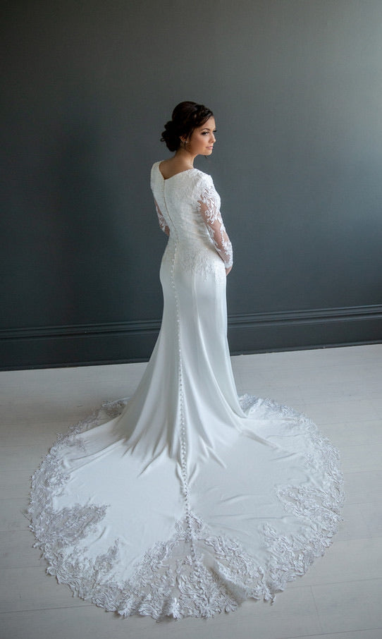 Lauren Modest Wedding Dress