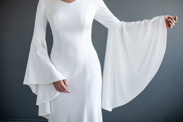 Guinevere Modest Wedding Dress – A Closet Full of Dresses