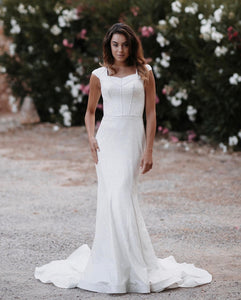 Karina E174M Modest Wedding Dress