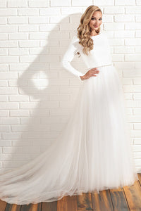 MOD215 Modest Wedding Dress