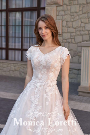 8259 Modest Wedding Dress